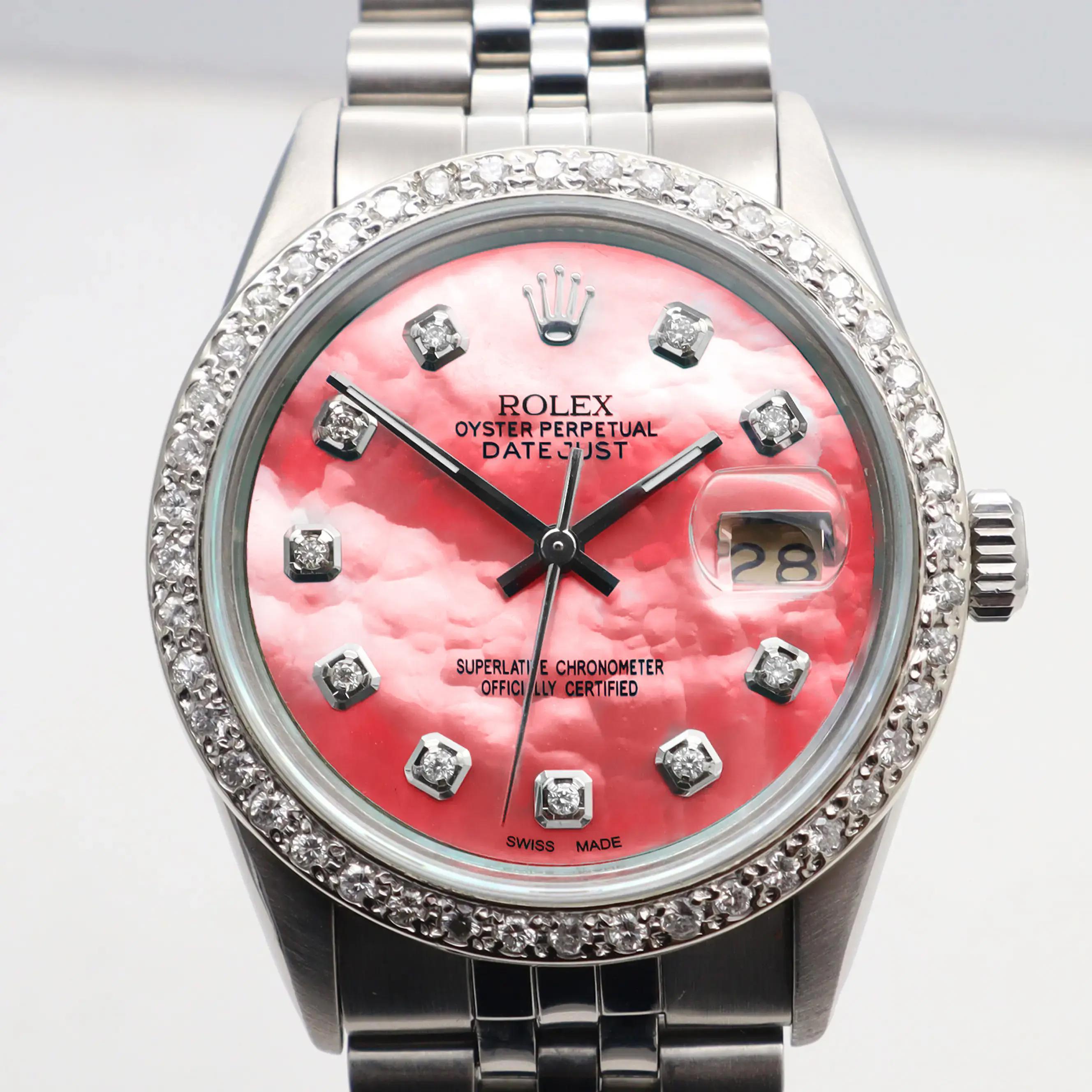 pink dial datejust