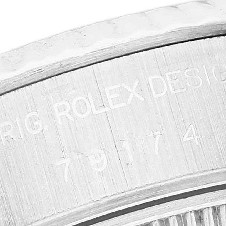 Rolex Datejust Dekorierte Perlmutt-Zifferblatt Damenuhr 79174 3