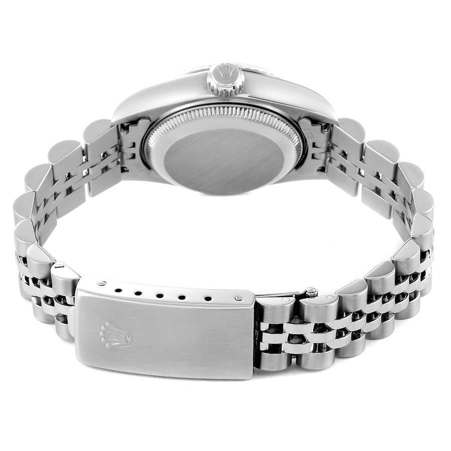 Rolex Datejust Dekorierte Perlmutt-Zifferblatt Damenuhr 79174 6