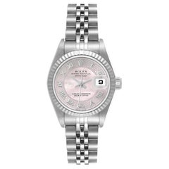 Rolex Datejust Decorated Mother of Pearl Dial Ladies Watch 79174