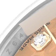 Rolex Datejust Diamond Anniversary Dial Steel Yellow Gold Ladies Watch 179173