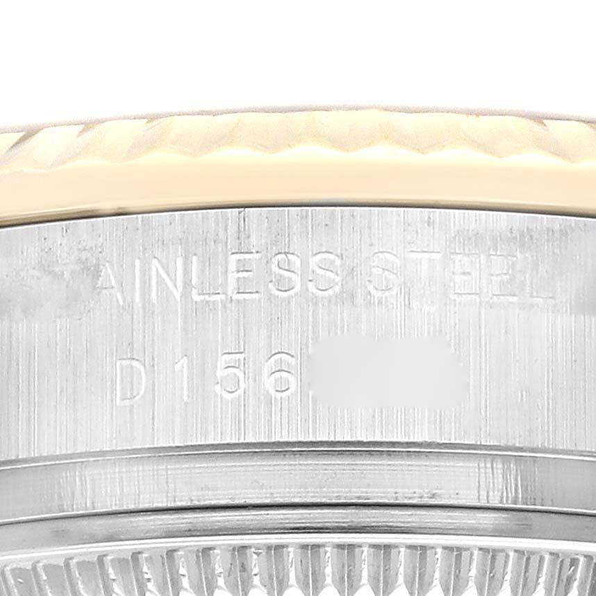 Rolex Montre Datejust pour femme 179173 avec cadran en acier, or jaune et diamants 2