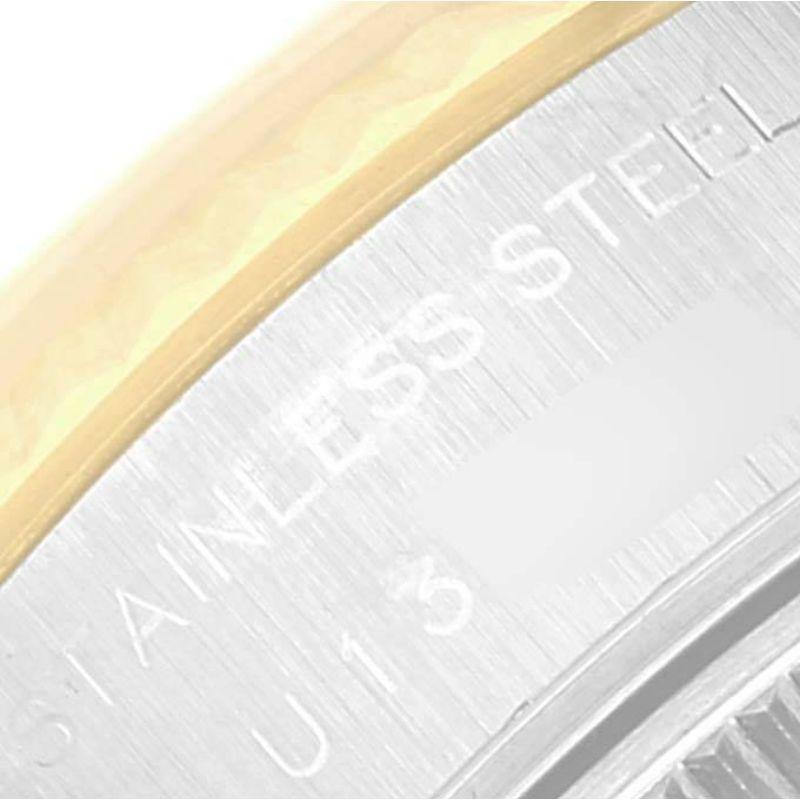 Rolex Datejust Diamond Dial Steel Yellow Gold Ladies Watch 69173 Box Papers For Sale 3