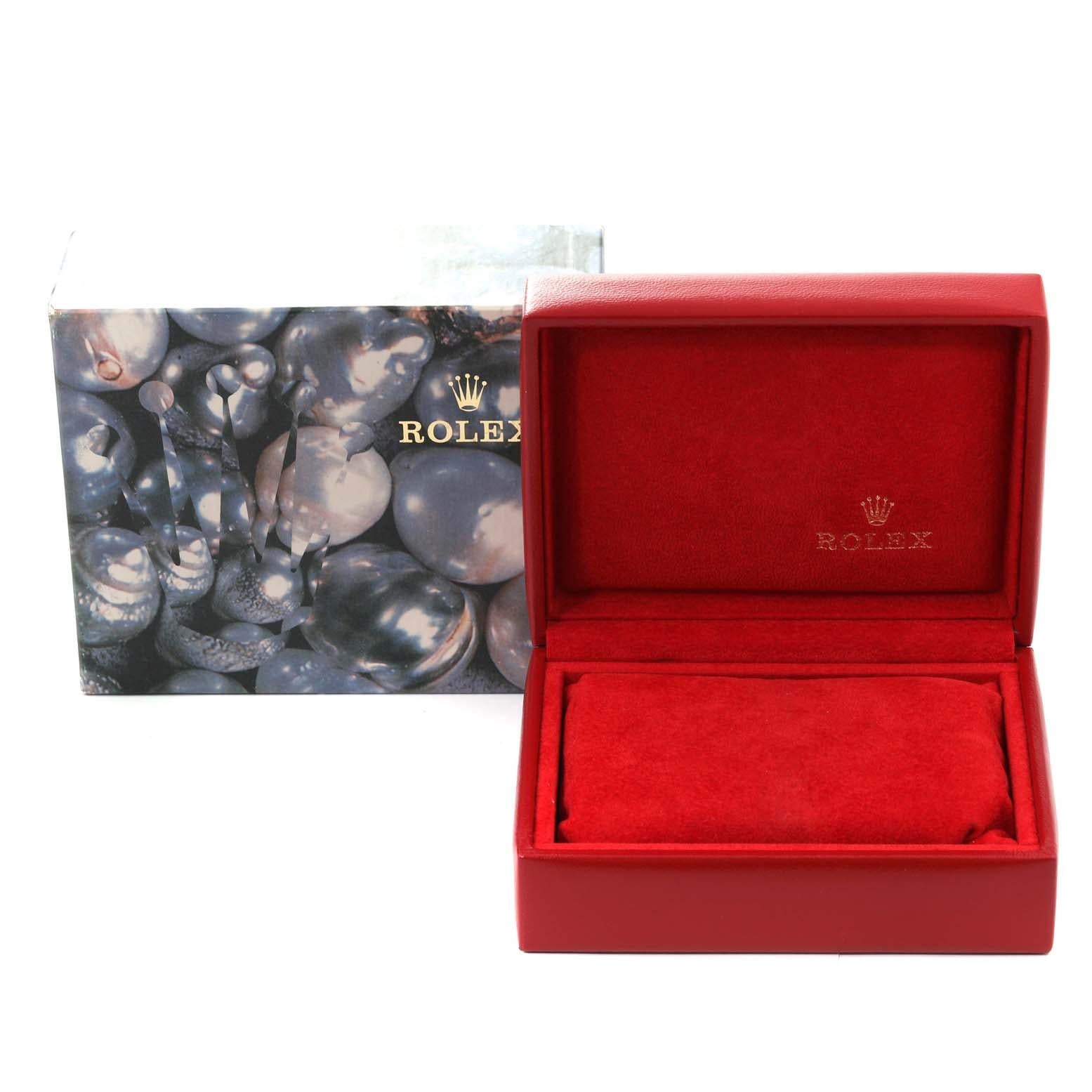Rolex Datejust Diamant-Zifferblatt Stahl-Gelbgold-Damenuhr 69173 im Angebot 1