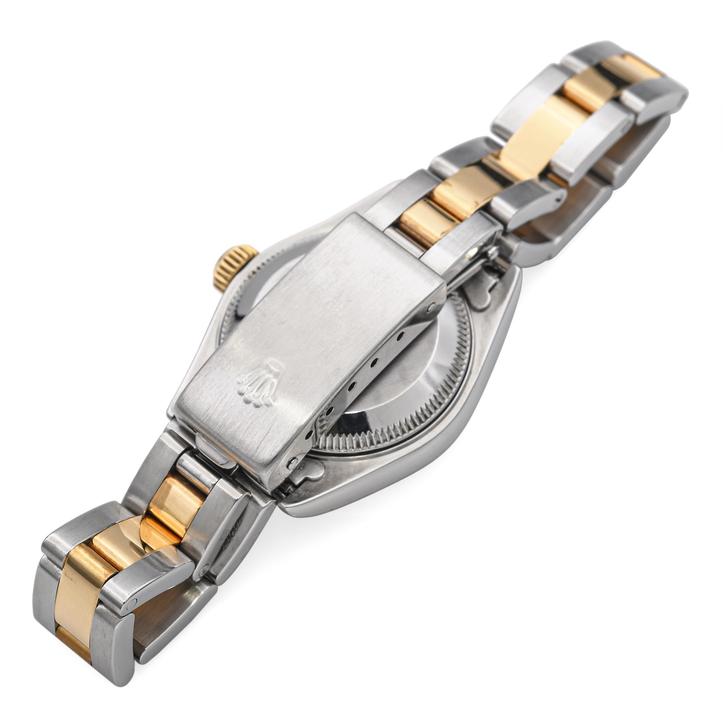 Reloj Rolex Datejust Esfera Diamante Dos Tonos Automático Mujer Ref 79173 en venta 1