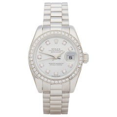 Used Rolex DateJust Diamond Platinum 179136