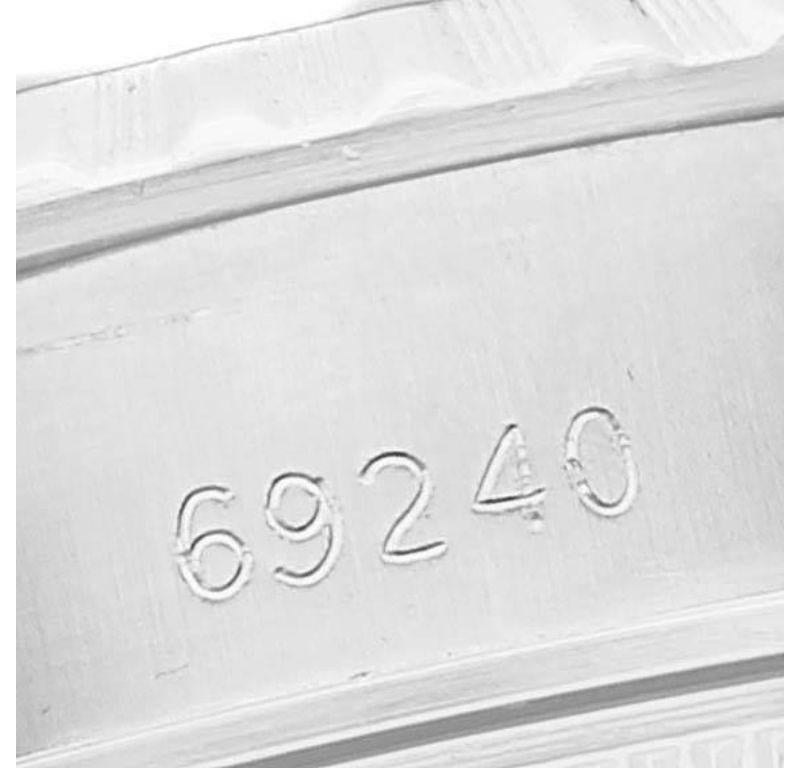 Rolex Datejust Engine Turned Bezel Steel Ladies Watch 69240 Box Papers 1