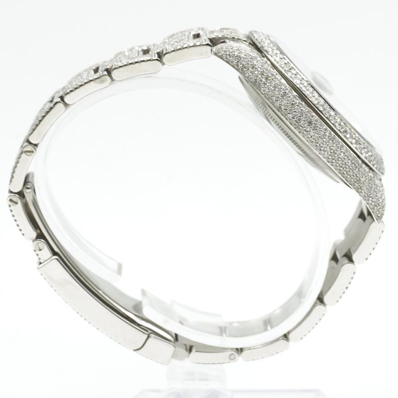 Rolex Datejust geflutet Diamant 126300 alle Prong Set für Damen oder Herren