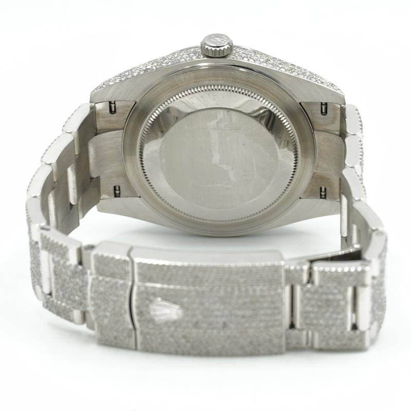 Rolex Datejust geflutet Diamant 126300 alle Prong Set 1