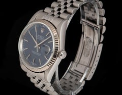 Rolex Datejust Gents Stainless Steel Blue Dial 16234 Automatic Wristwatch