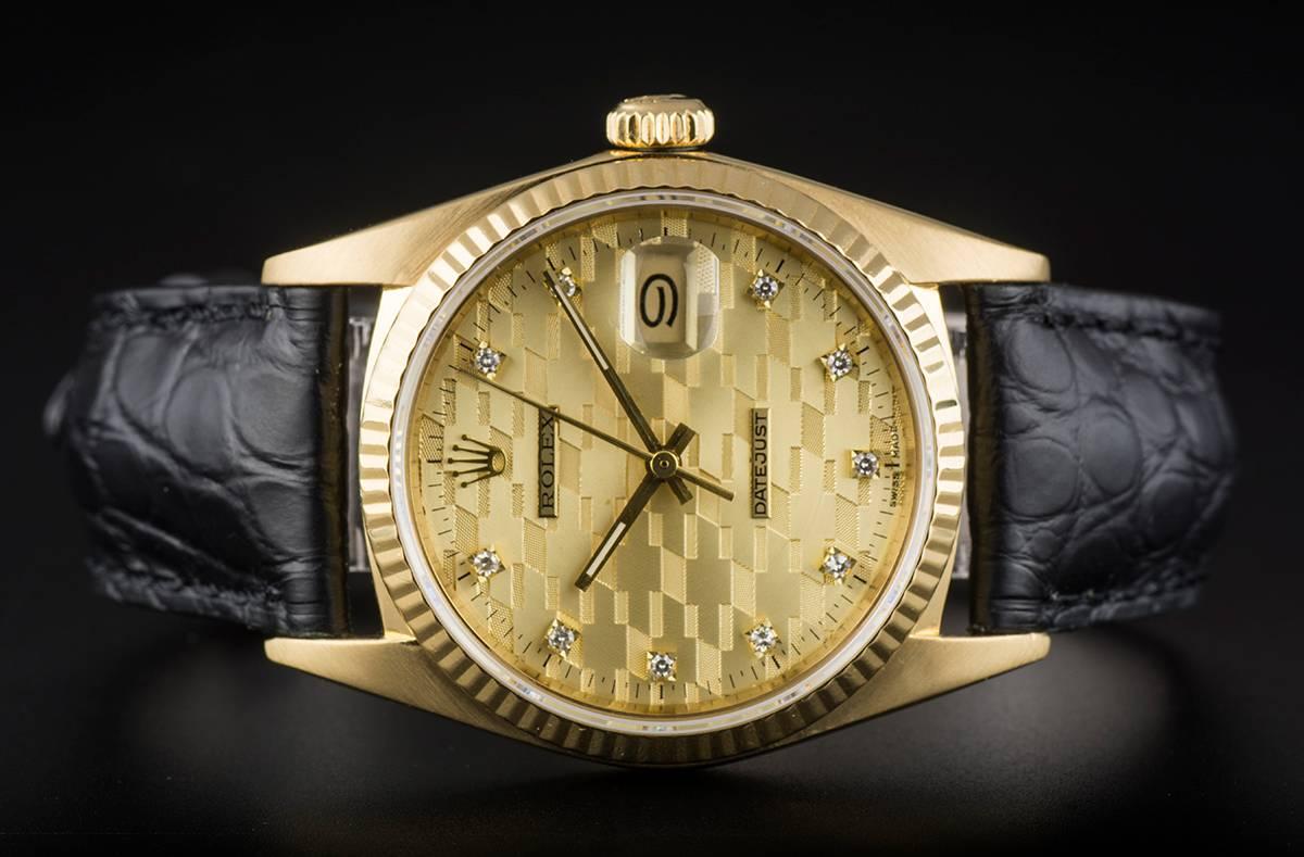 rolex chevrolet diamond jubilee watch