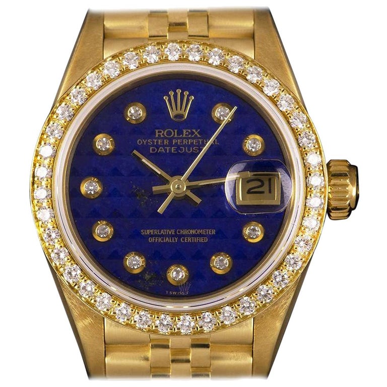 rolex datejust lapis dial