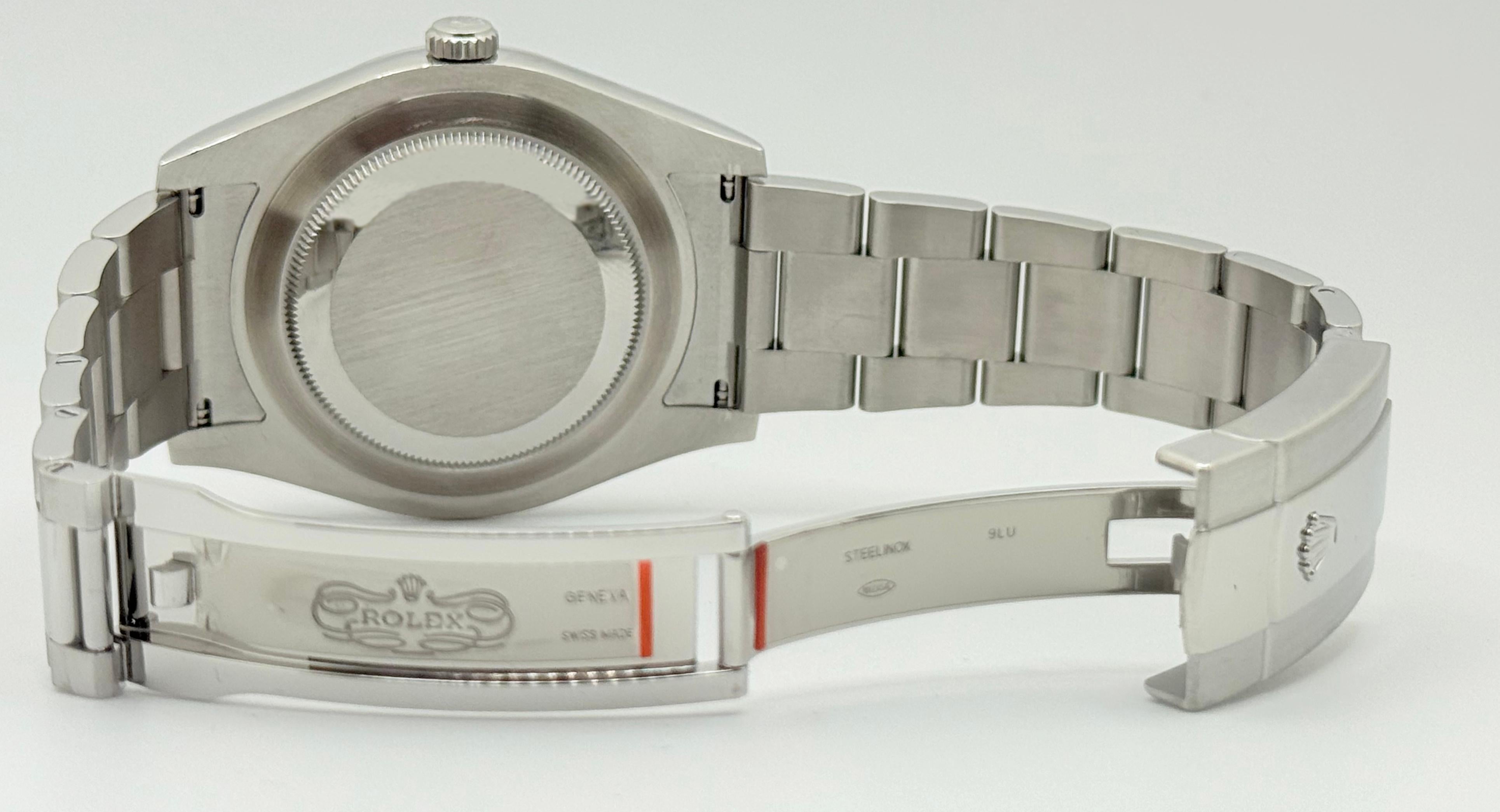Rolex Datejust II 116300 41mm Quadrante blu Scatola in acciaio inossidabile in vendita 6