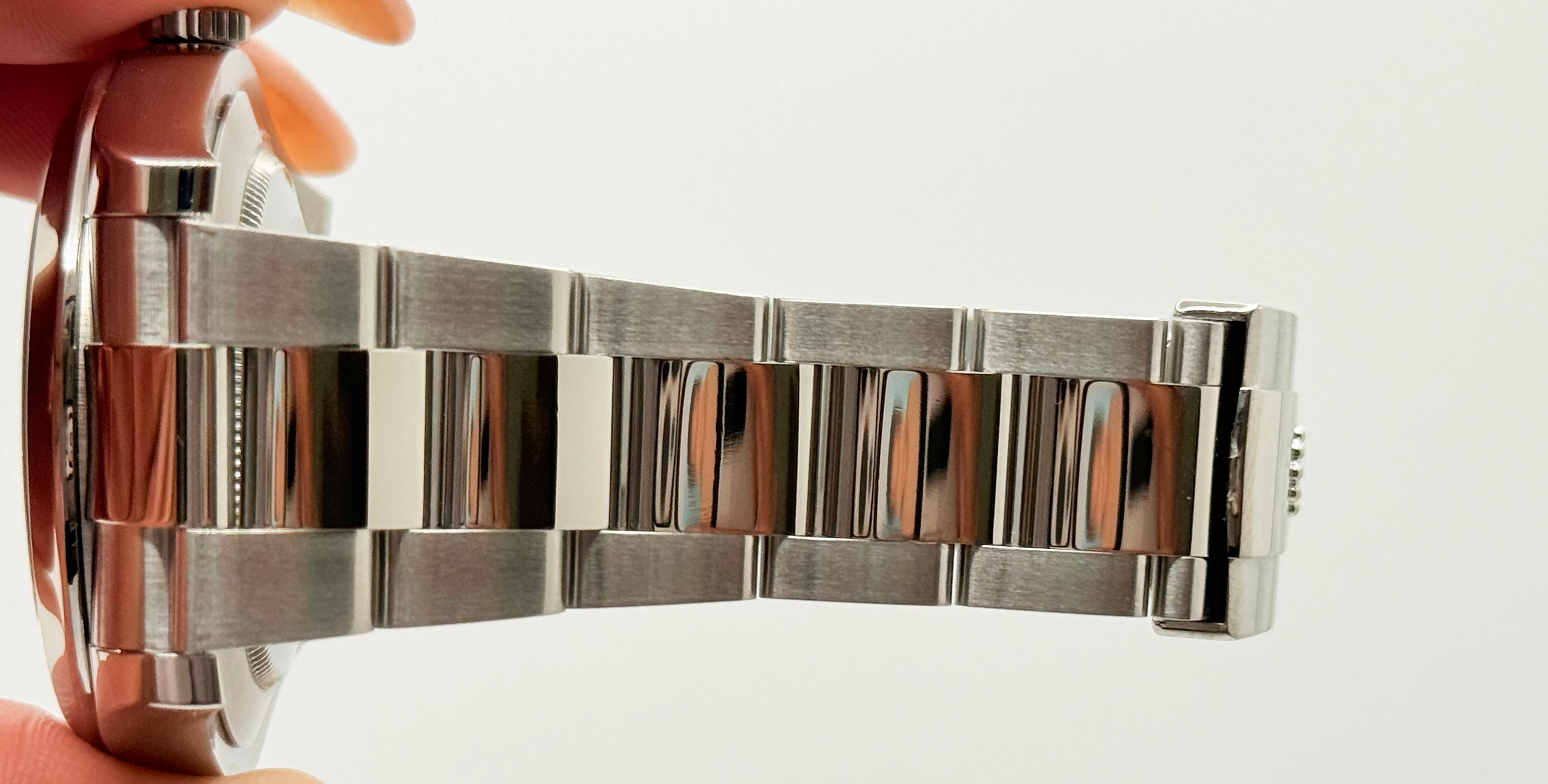 Rolex Datejust II 116300 41mm Quadrante blu Scatola in acciaio inossidabile in vendita 7