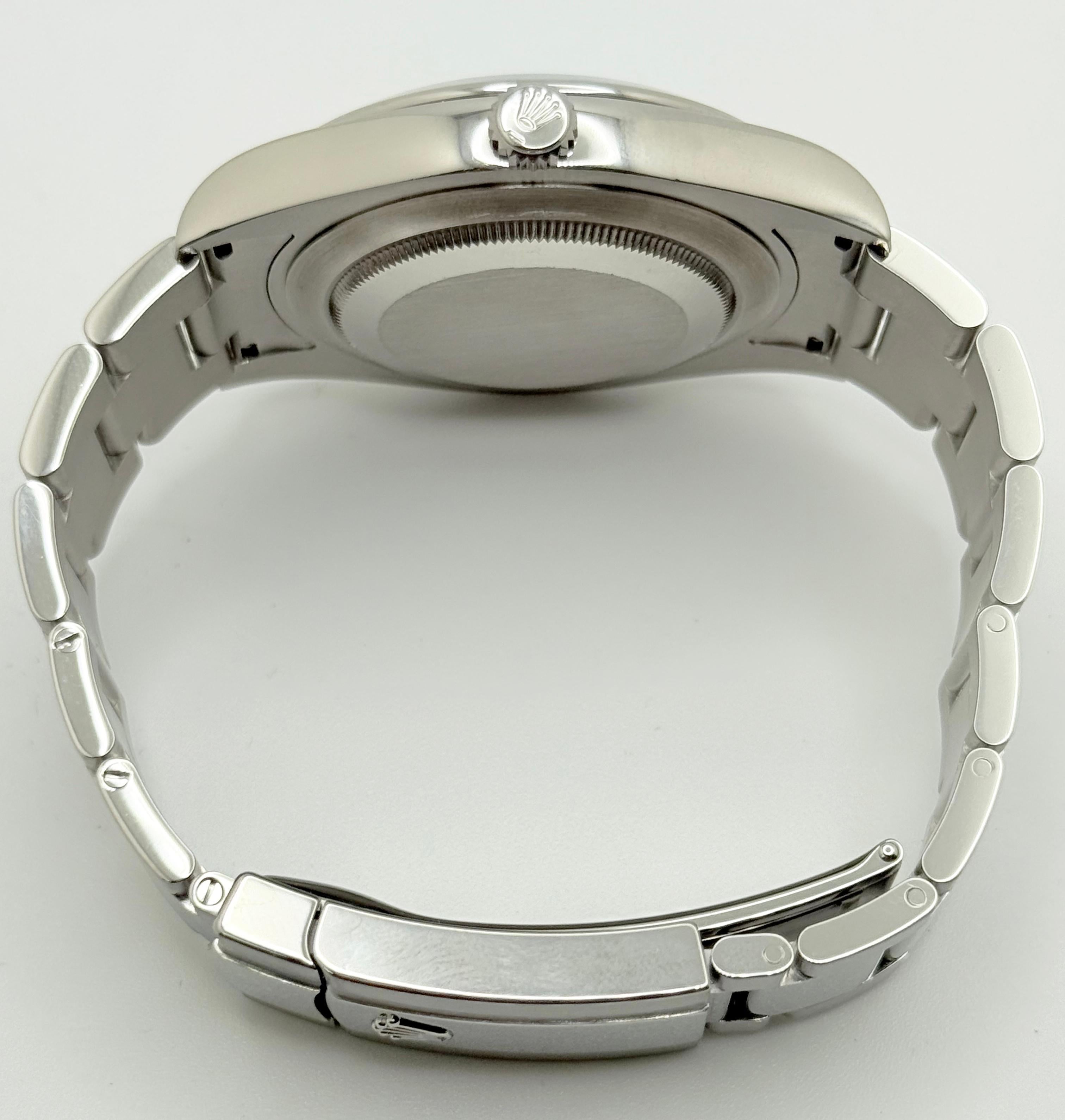 Rolex Datejust II 116300 41mm Quadrante blu Scatola in acciaio inossidabile in vendita 8