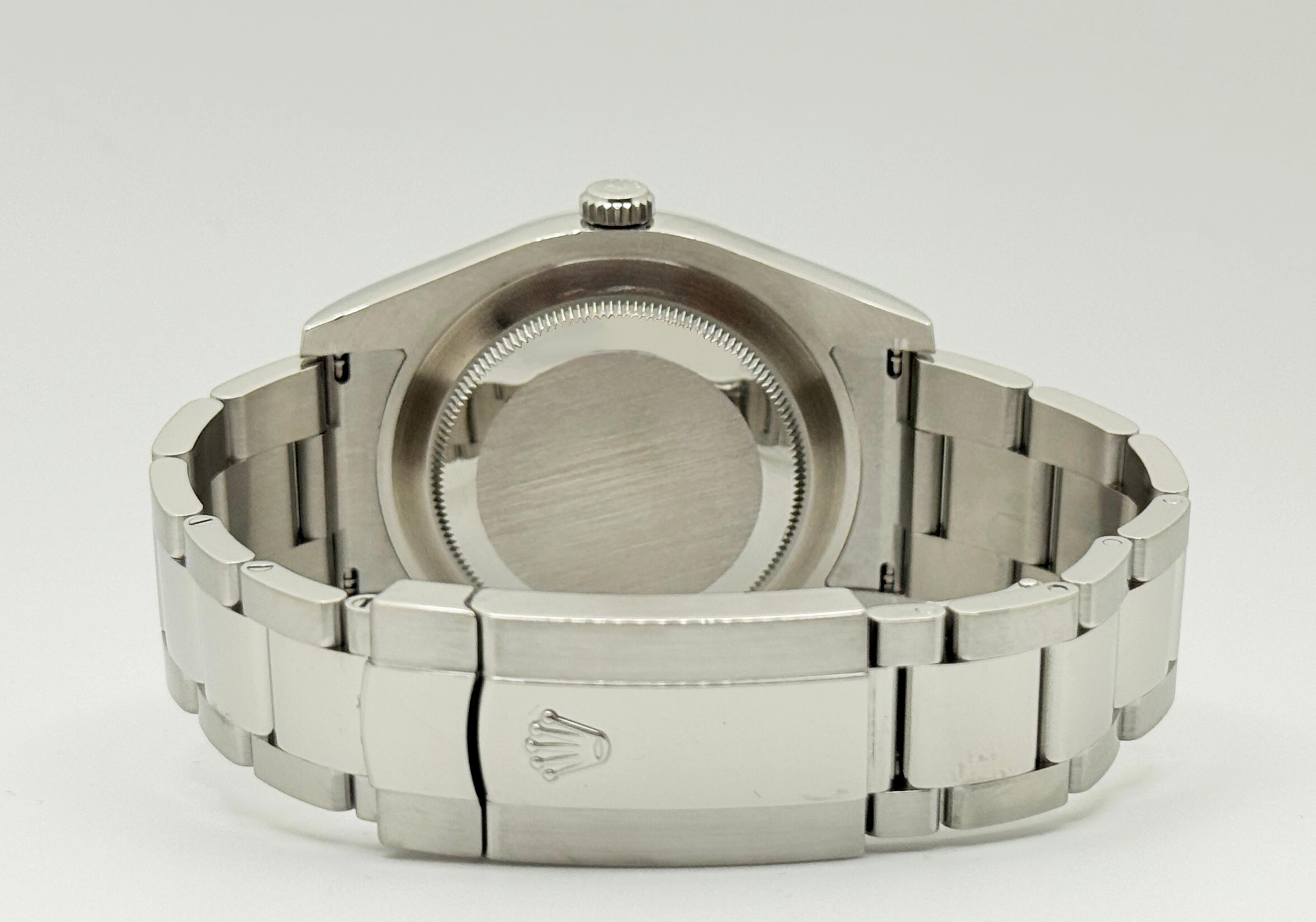 Rolex Datejust II 116300 41mm Quadrante blu Scatola in acciaio inossidabile in vendita 5