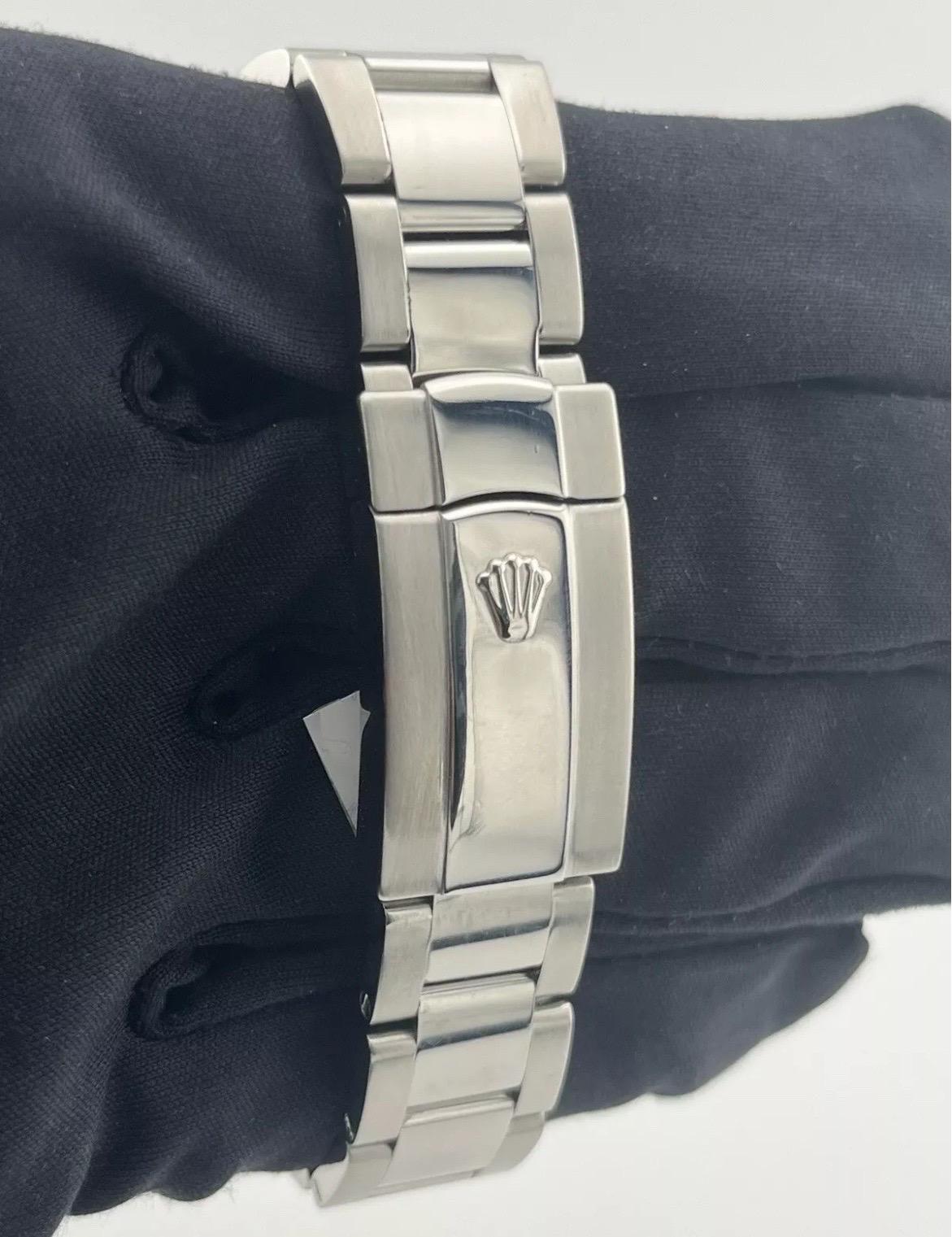 Rolex Datejust II 116300 4.50ct Diamonds Bezel White MOP Dial Stainless Steel For Sale 3