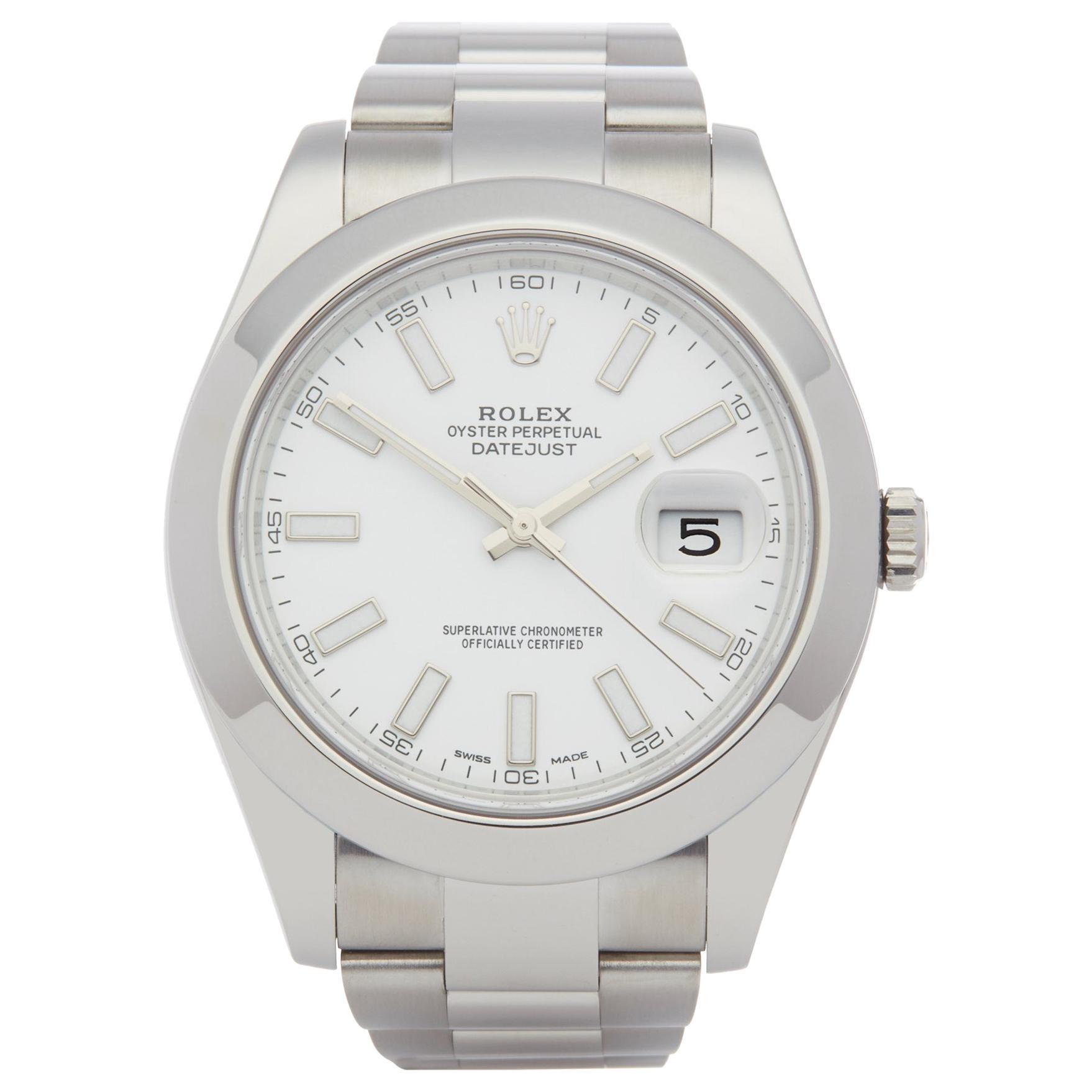Rolex Datejust II 116300 Men Stainless Steel Watch