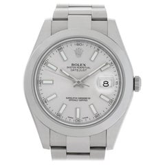 Rolex Datejust II 116300, Silver Dial, Certified and Warranty