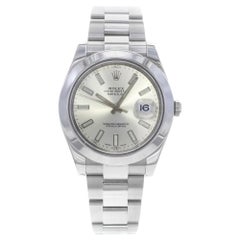 Rolex Datejust II 116300 Silver Index Dial Steel Automatic Men's Watch