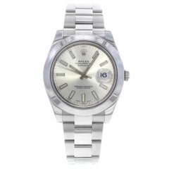 Rolex Datejust II 116300 Silver Index Dial Steel Automatic Men's Watch