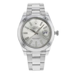 Rolex Datejust II 116300 Silver Stick Dial Stainless Steel Automatic Men's Watch