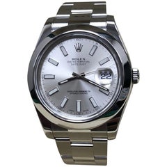 Rolex Datejust II 116300 Stainless Steel Silver Dial Box and Papers, 2017