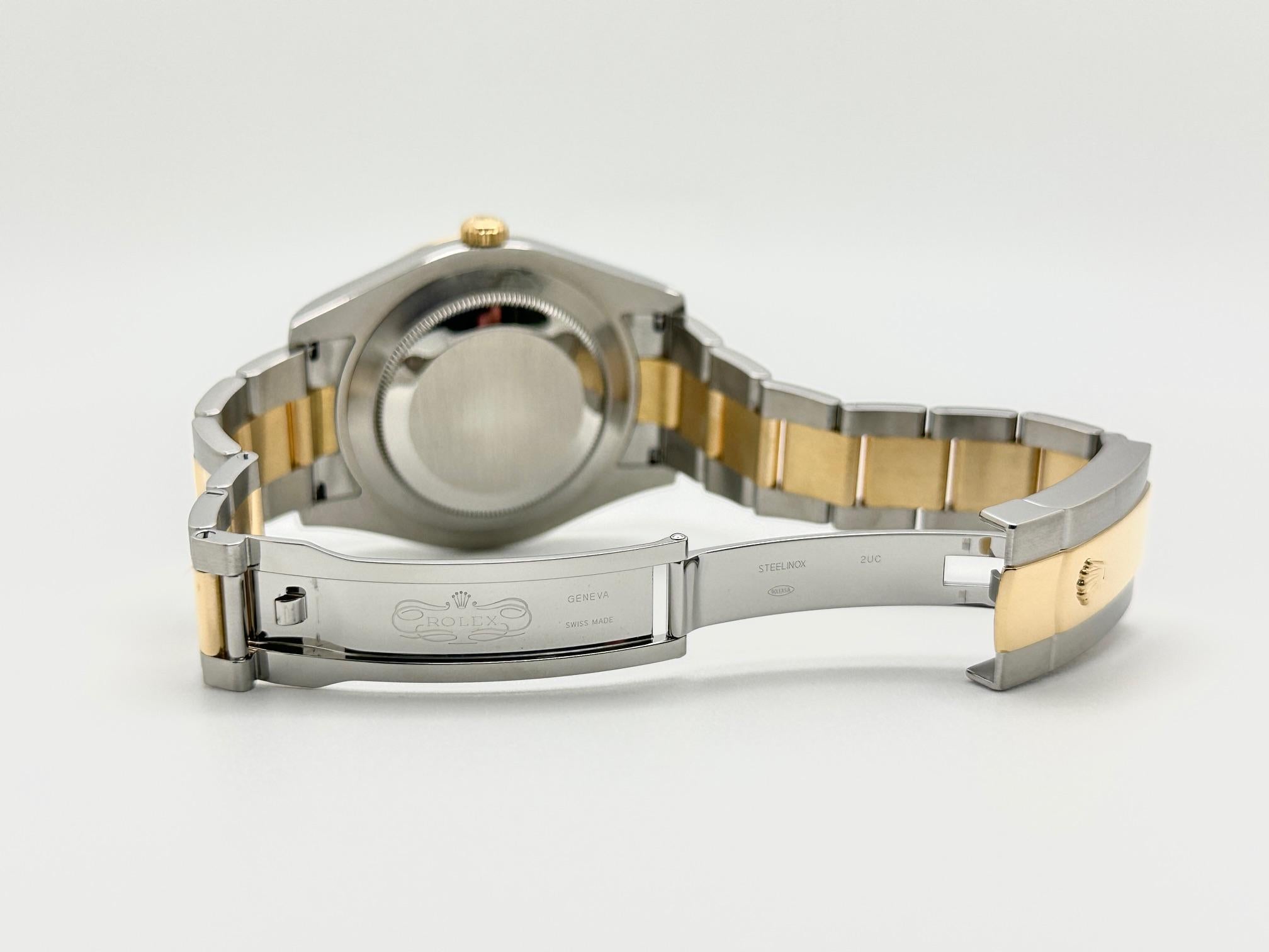 De los hombres Rolex Datejust II 116333 41mm Esfera Diamante Marfil Oro Amarillo 18K Acero Inoxidable en venta