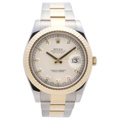 Rolex Datejust II 116333 Men's Automatic Two-Tone Stainless Steel Diamond Dial