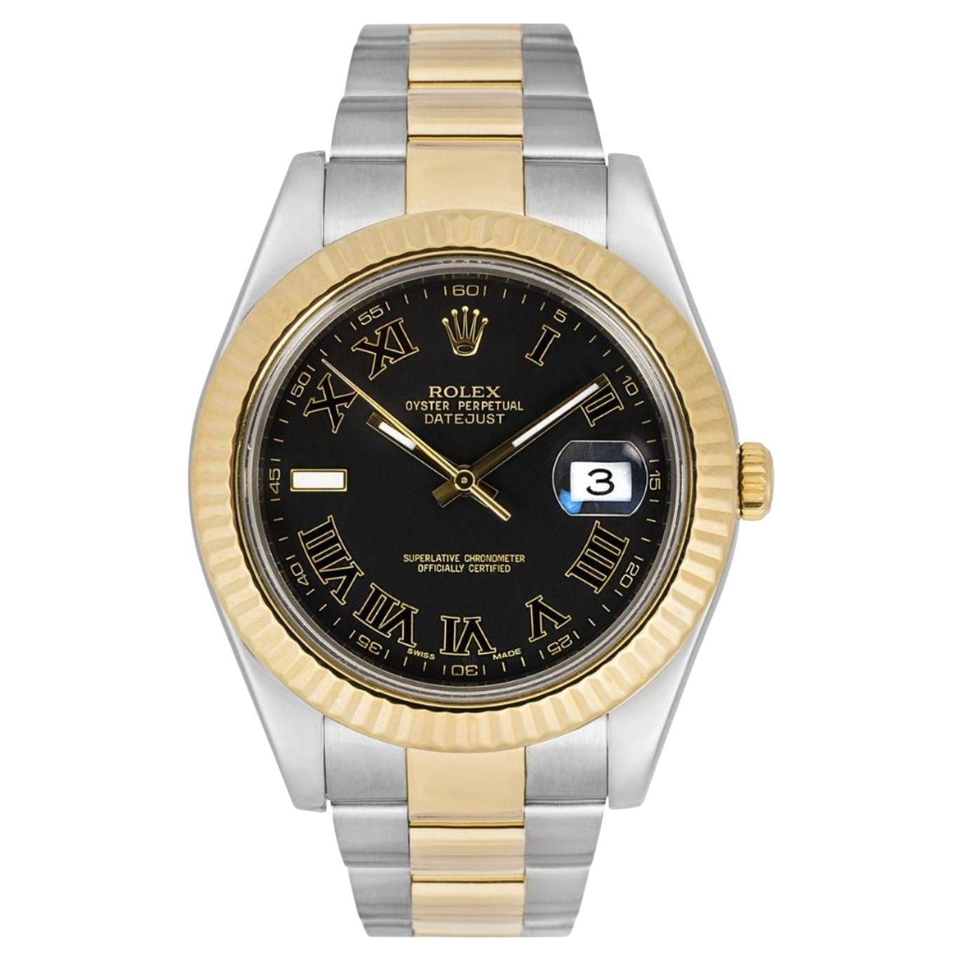 Rolex DateJust II 116333 Steel and Gold For Sale