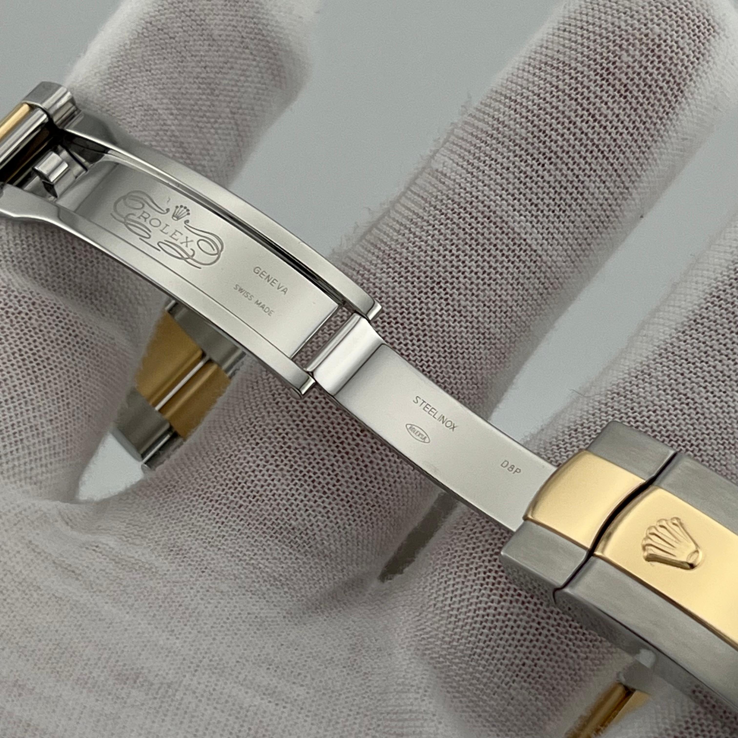 Rolex Datejust II 116333 White Diamond Dial 18K Yellow Gold Stainless Steel 6