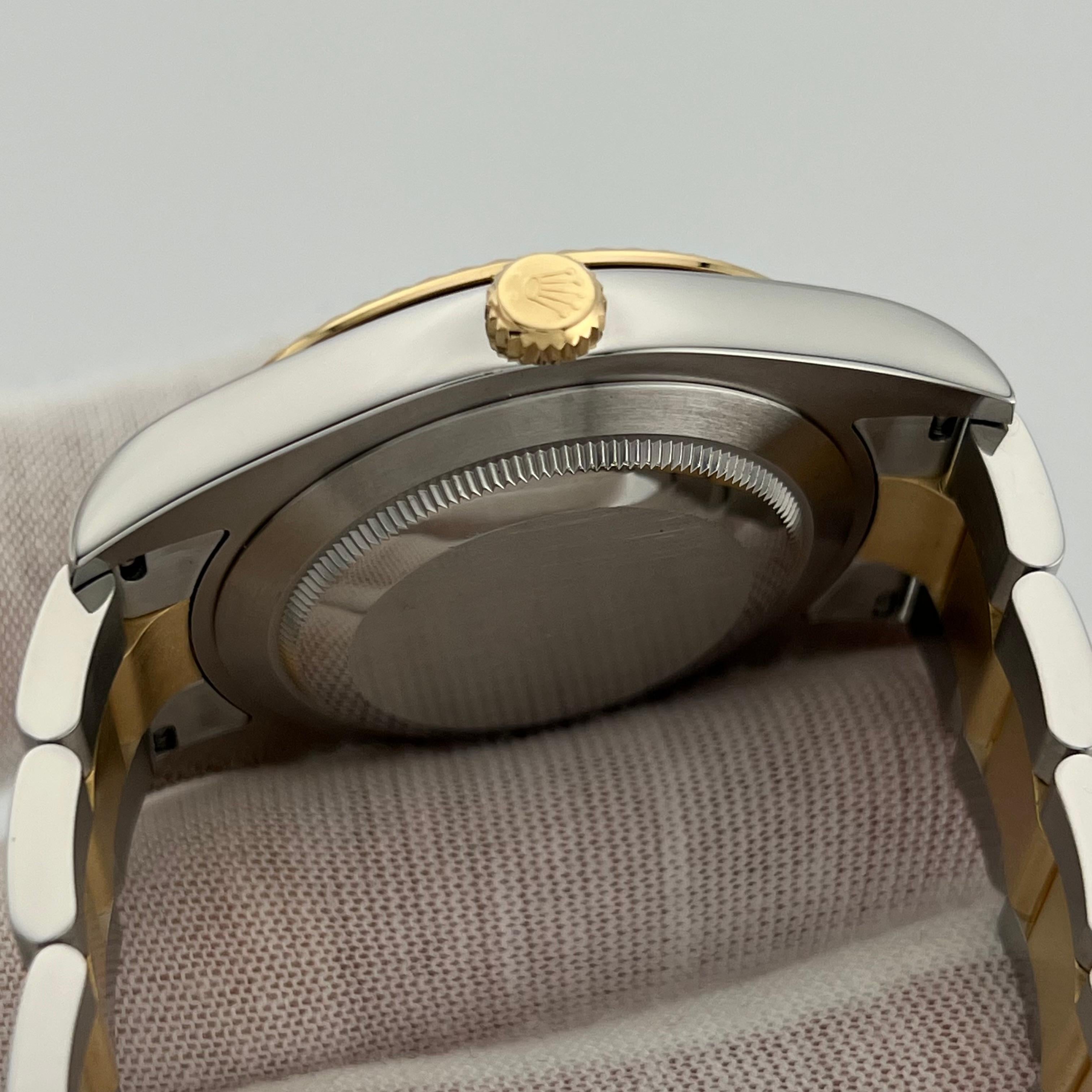 Rolex Datejust II 116333 White Diamond Dial 18K Yellow Gold Stainless Steel 2