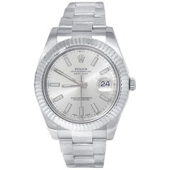 Rolex Datejust II 116334, Silver Dial, Certified and Warranty