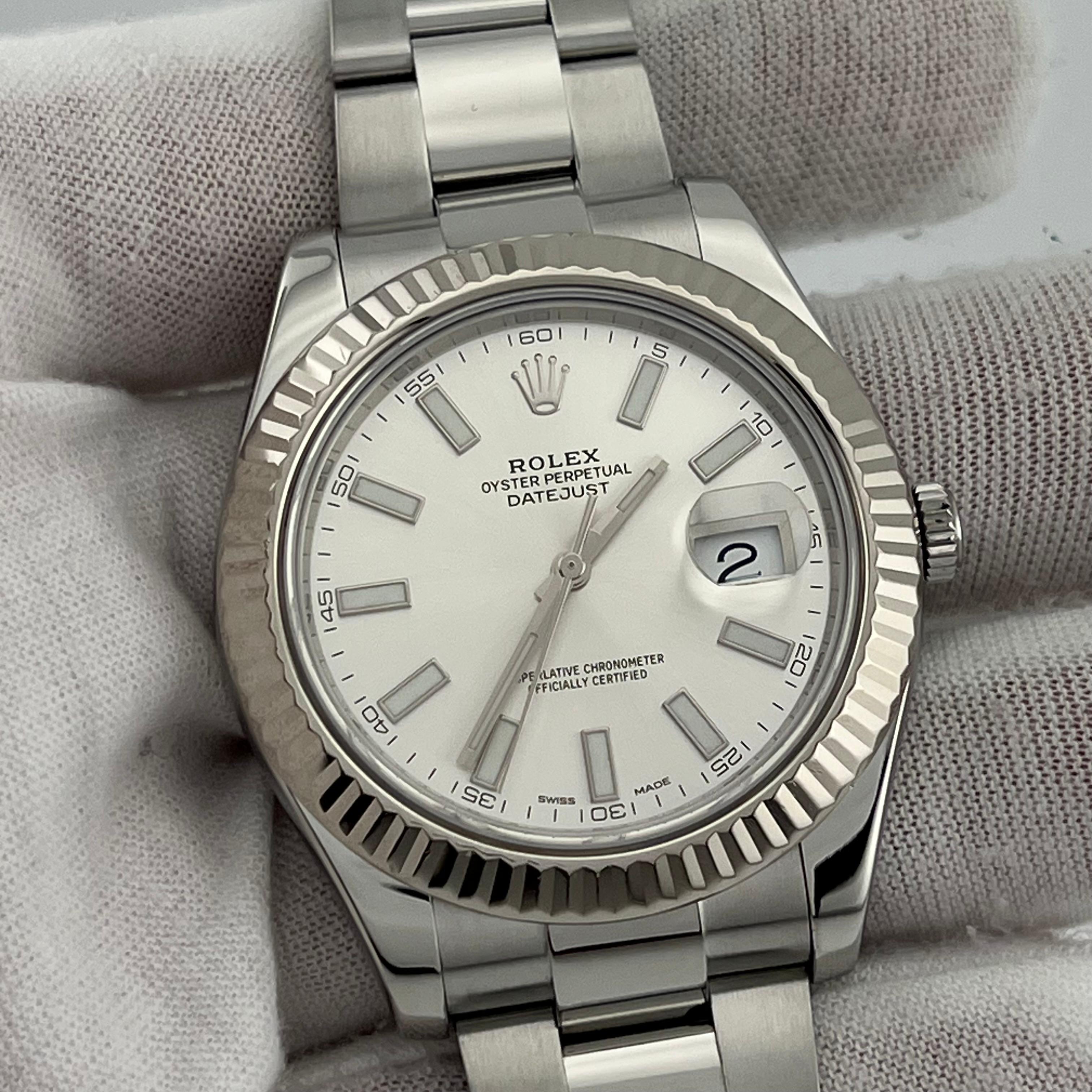 Rolex Datejust II 116334 41mm Silver Dial Stainless Steel Box Paper 7