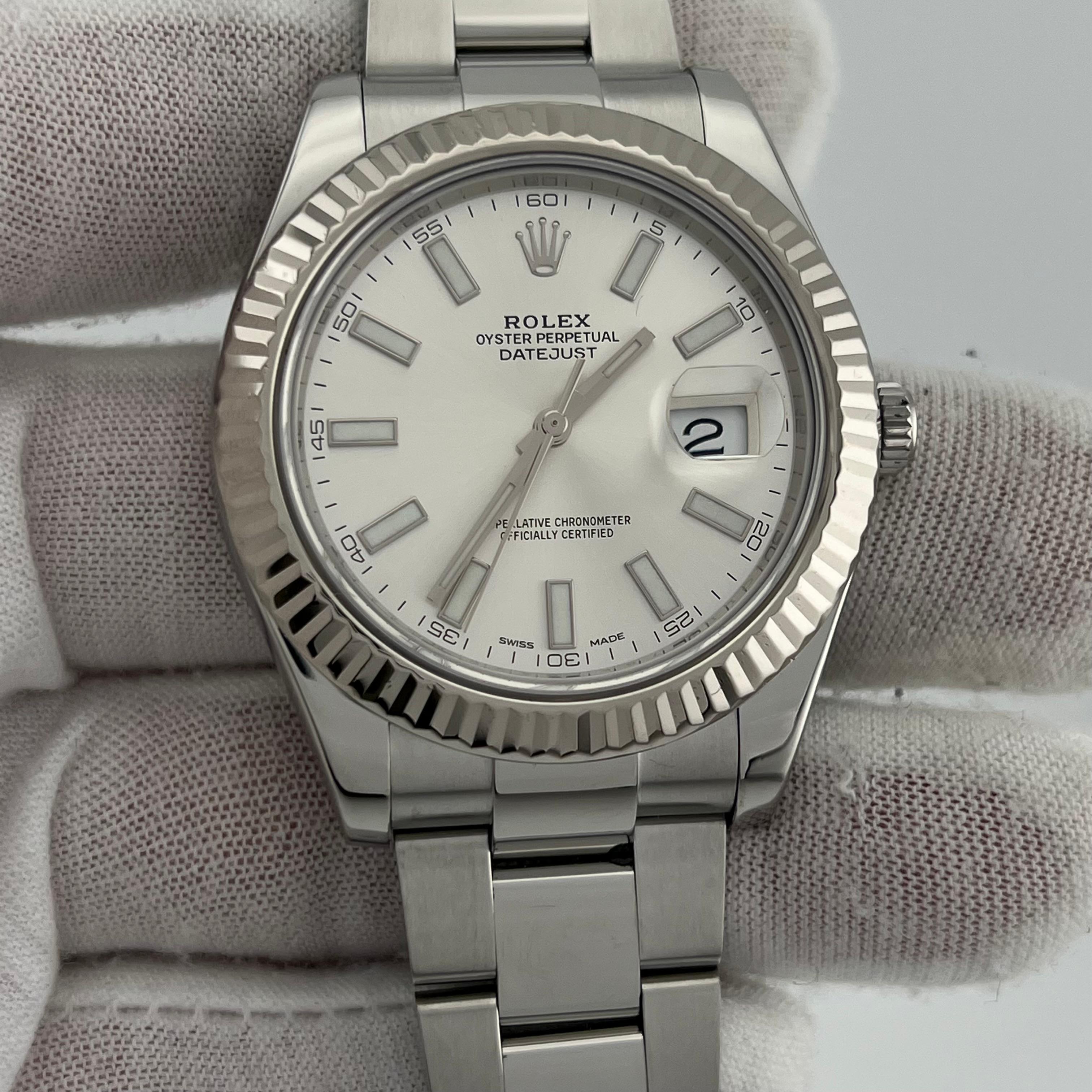 Rolex Datejust II 116334 41mm Silver Dial Stainless Steel Box Paper 1