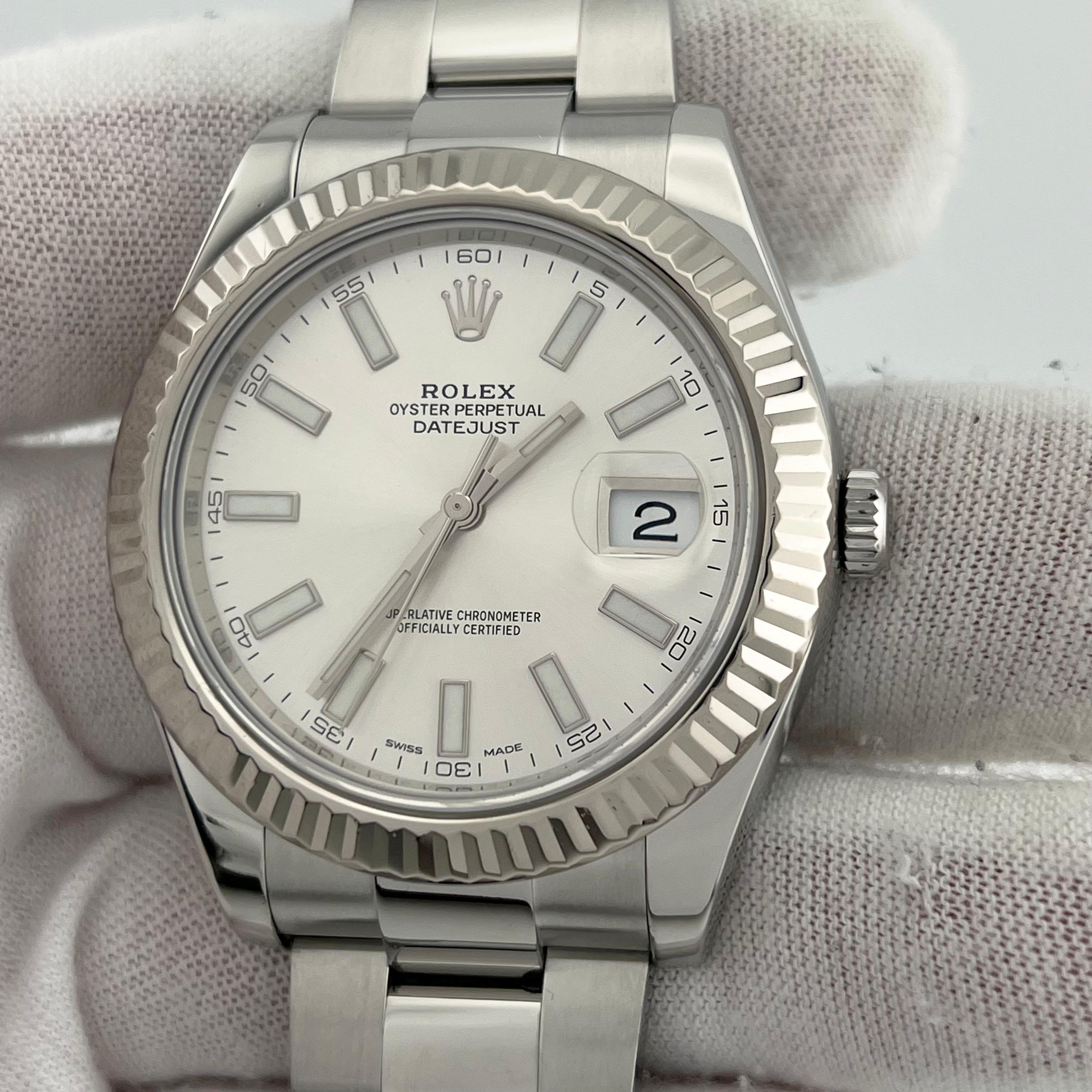Rolex Datejust II 116334 41mm Silver Dial Stainless Steel Box Paper 2