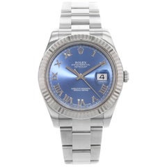Rolex Datejust II 116334 Blro 18 Karat Gold Steel 2013 Automatic Men's Watch