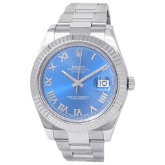 Rolex Datejust II 116334, Blue Dial, Certified and Warranty