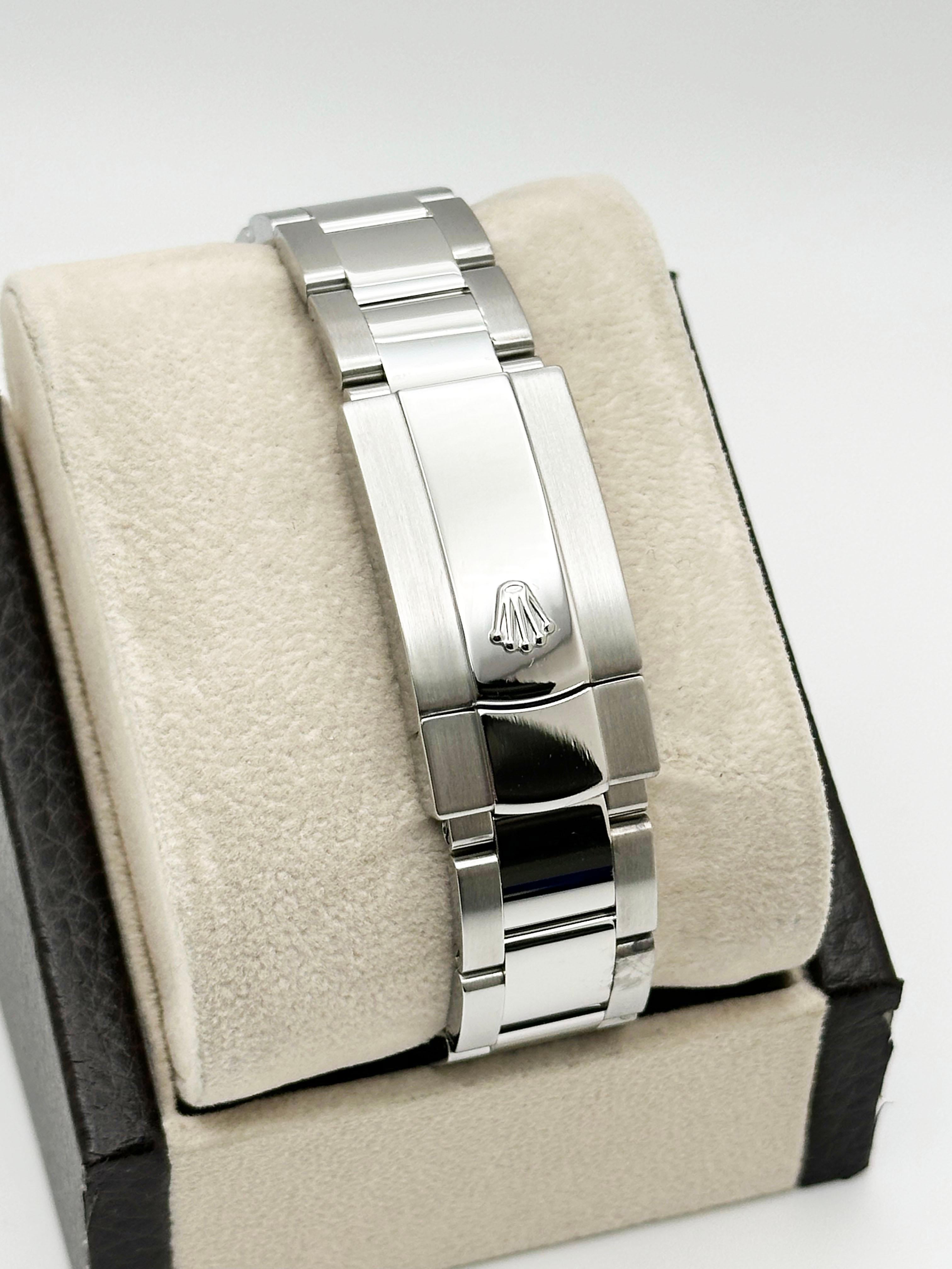 Rolex Datejust II 116334 Silver Diamond Dial Stainless Steel Box Paper 41mm For Sale 2