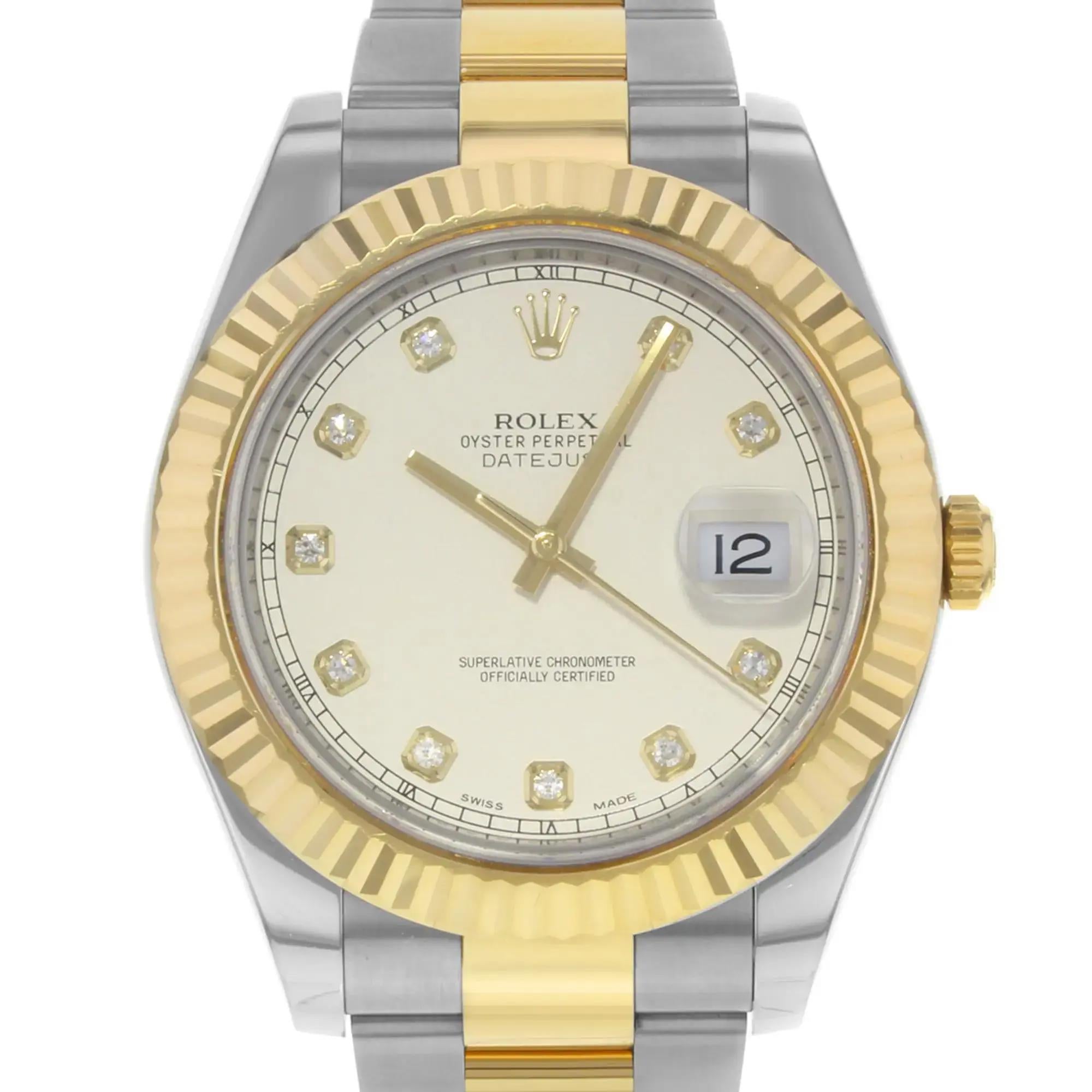 Pre-owned. No original box and papers. Comes with the chronostore box.

* Free Shipping within the USA
* Two-year warranty coverage
* 14-day return policy with a full refund. Buyers can verify the watch's authenticity at any boutique or dealership