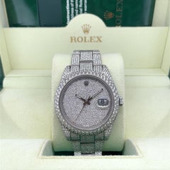 Rolex, Datejust II 41 mm Diamond Iced Out Watch