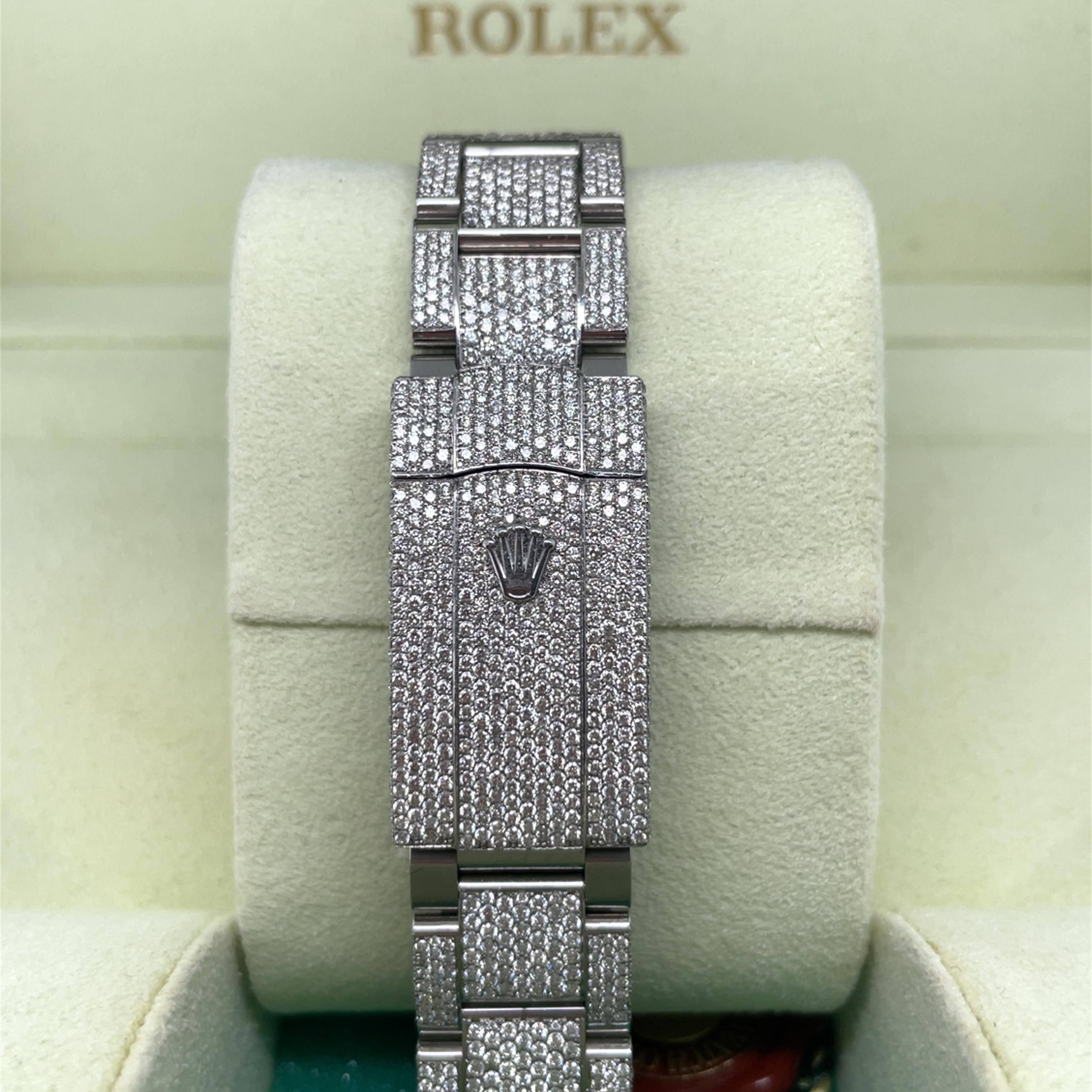 Rolex, Datejust II 41 mm Diamond Iced Out Watch For Sale 1