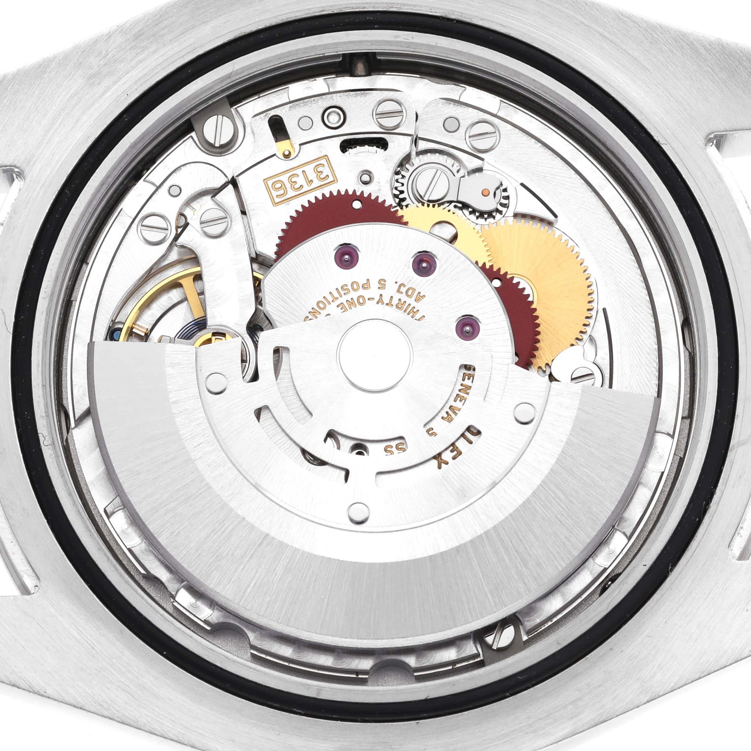 Rolex Datejust II 41 Rhodium Diamond Dial Steel White Gold Mens Watch 116334 6