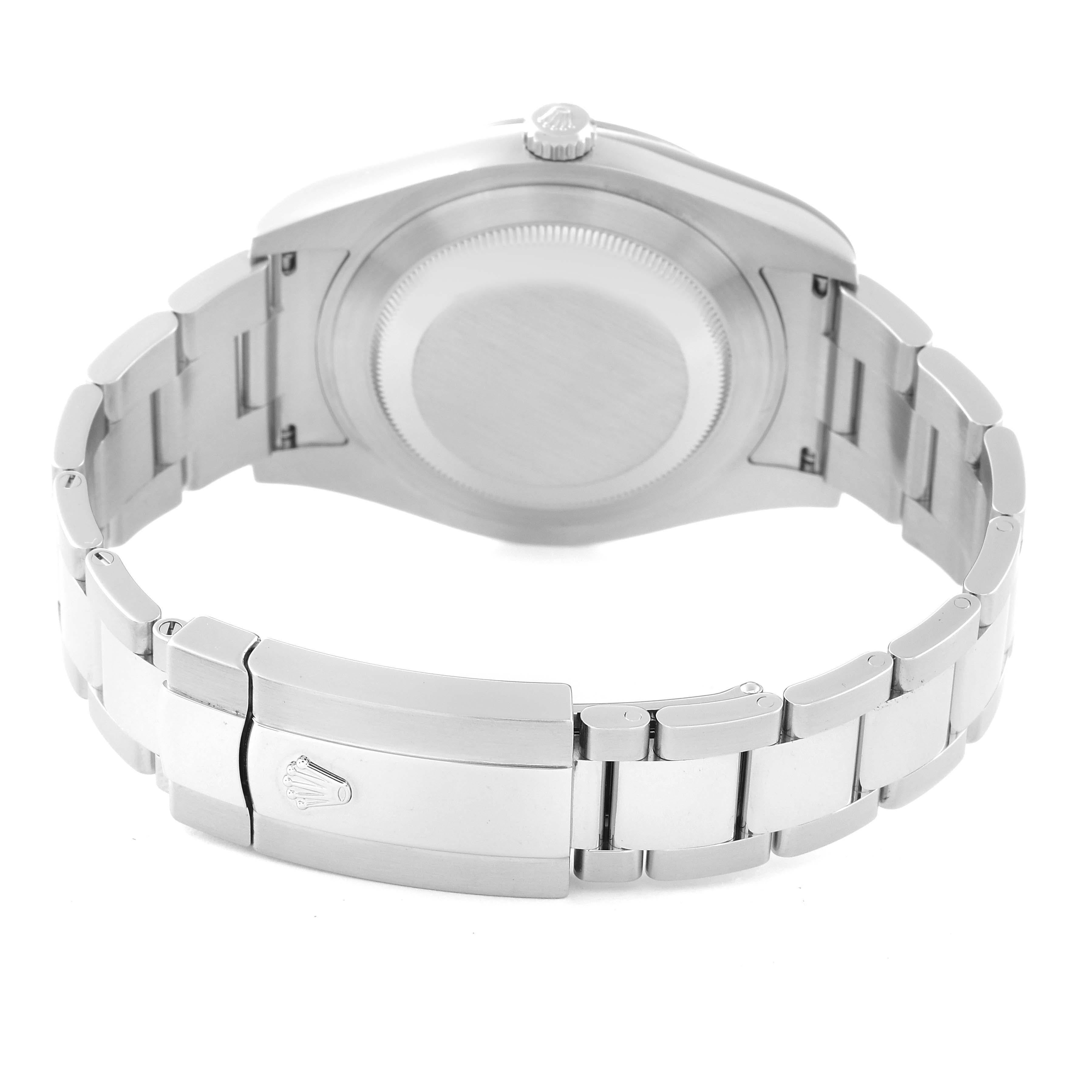 Rolex Datejust II 41 Rhodium Diamond Dial Steel White Gold Mens Watch 116334 3
