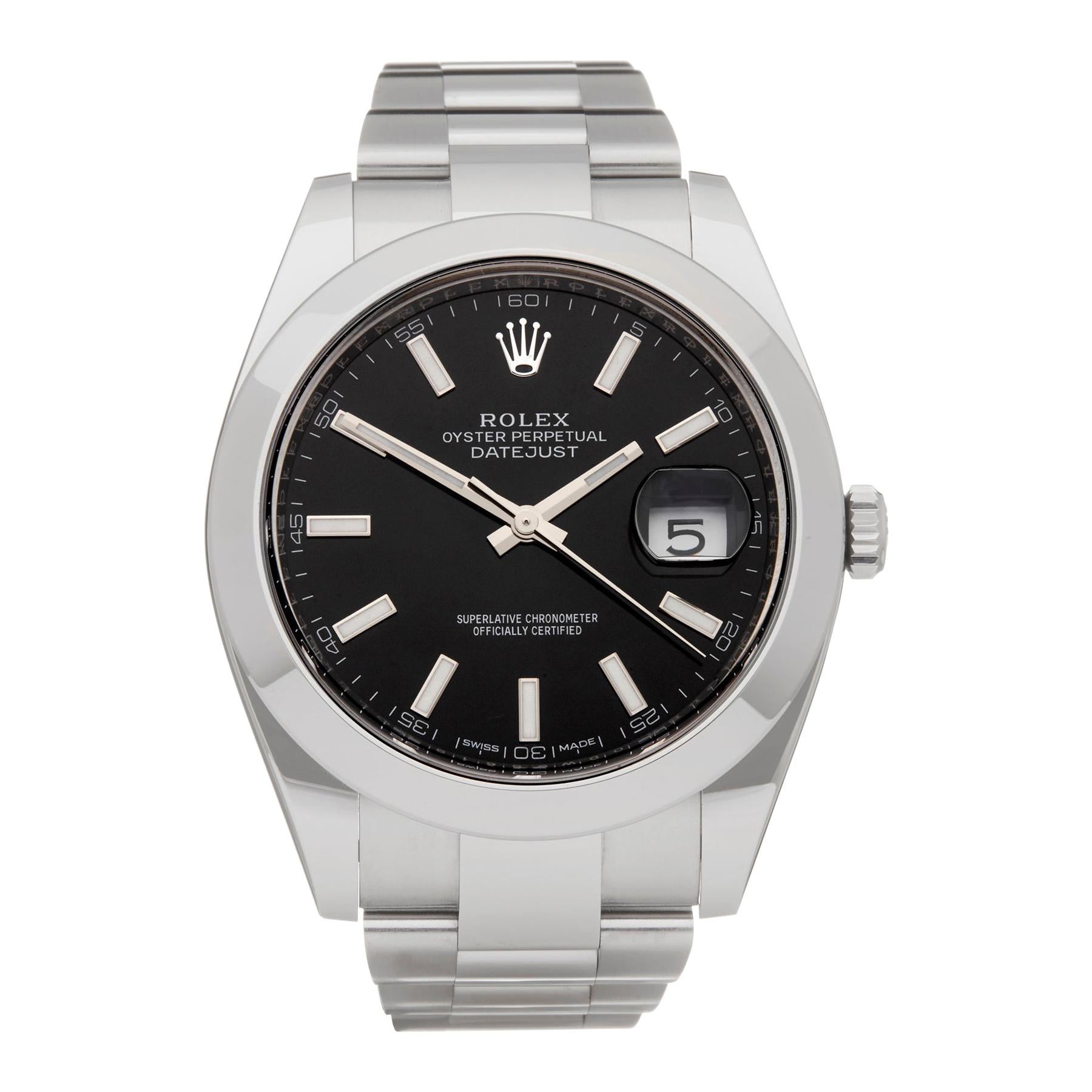 Rolex Datejust II 41 Stainless Steel 126300 Wristwatch