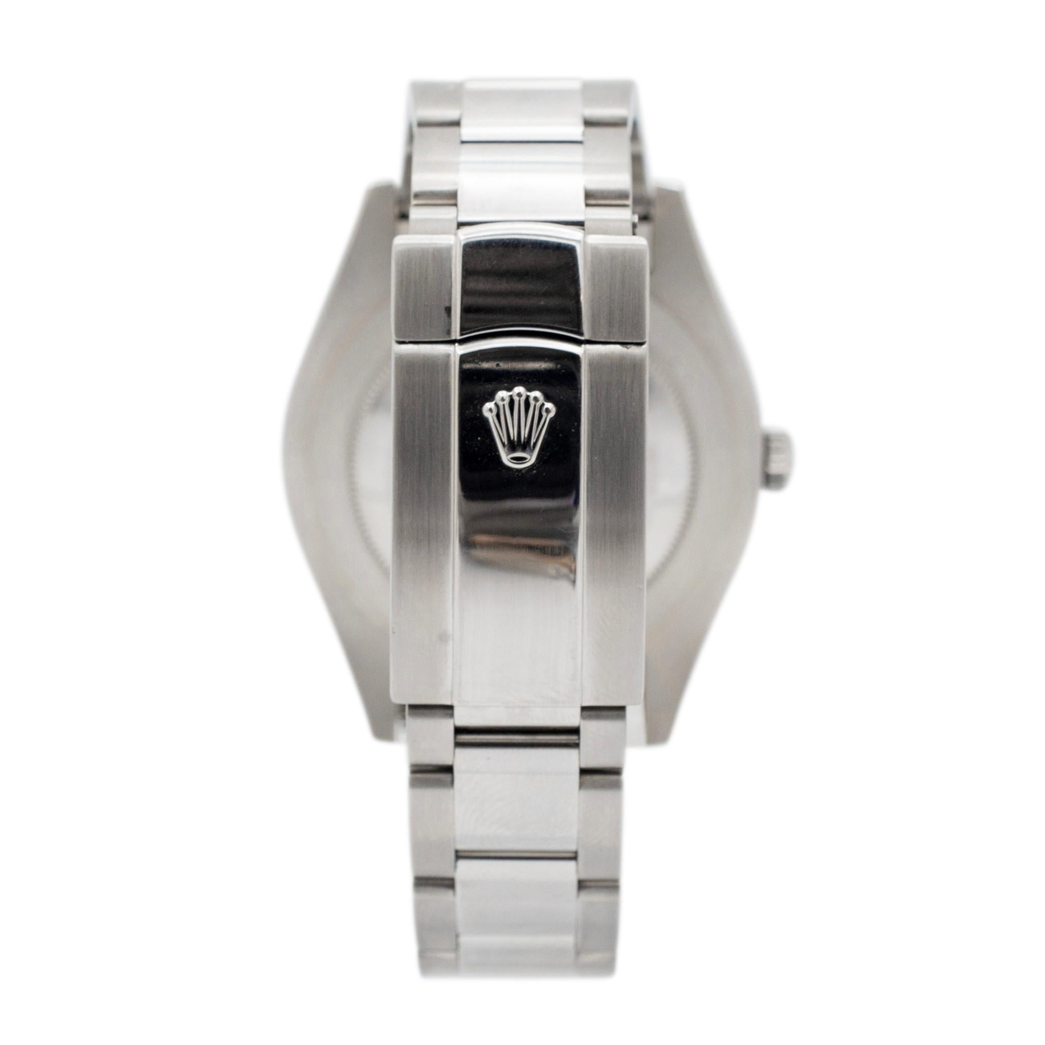 De los hombres Reloj Rolex Datejust II 41MM 116300 Esfera romana azul Oyster Acero inoxidable Hombre