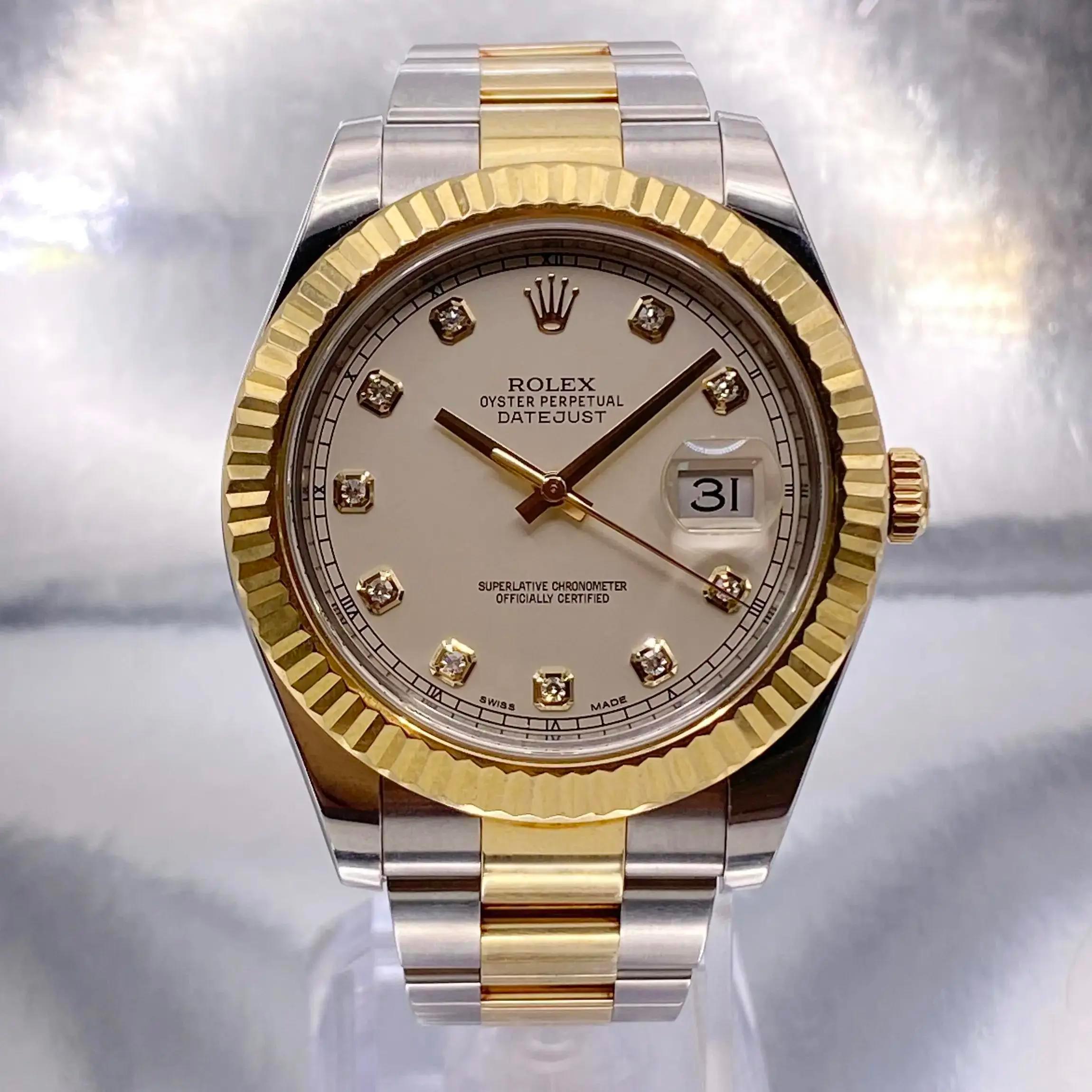 Pre-owned excellent condition. Comes with original box and papers. Comes with 1-year seller warranty.

Rolex Datejust 116333 — Organized Specifications

🟨 Basic Information

Brand: Rolex

Model: Datejust 116333

Model Number: 116333

Type: