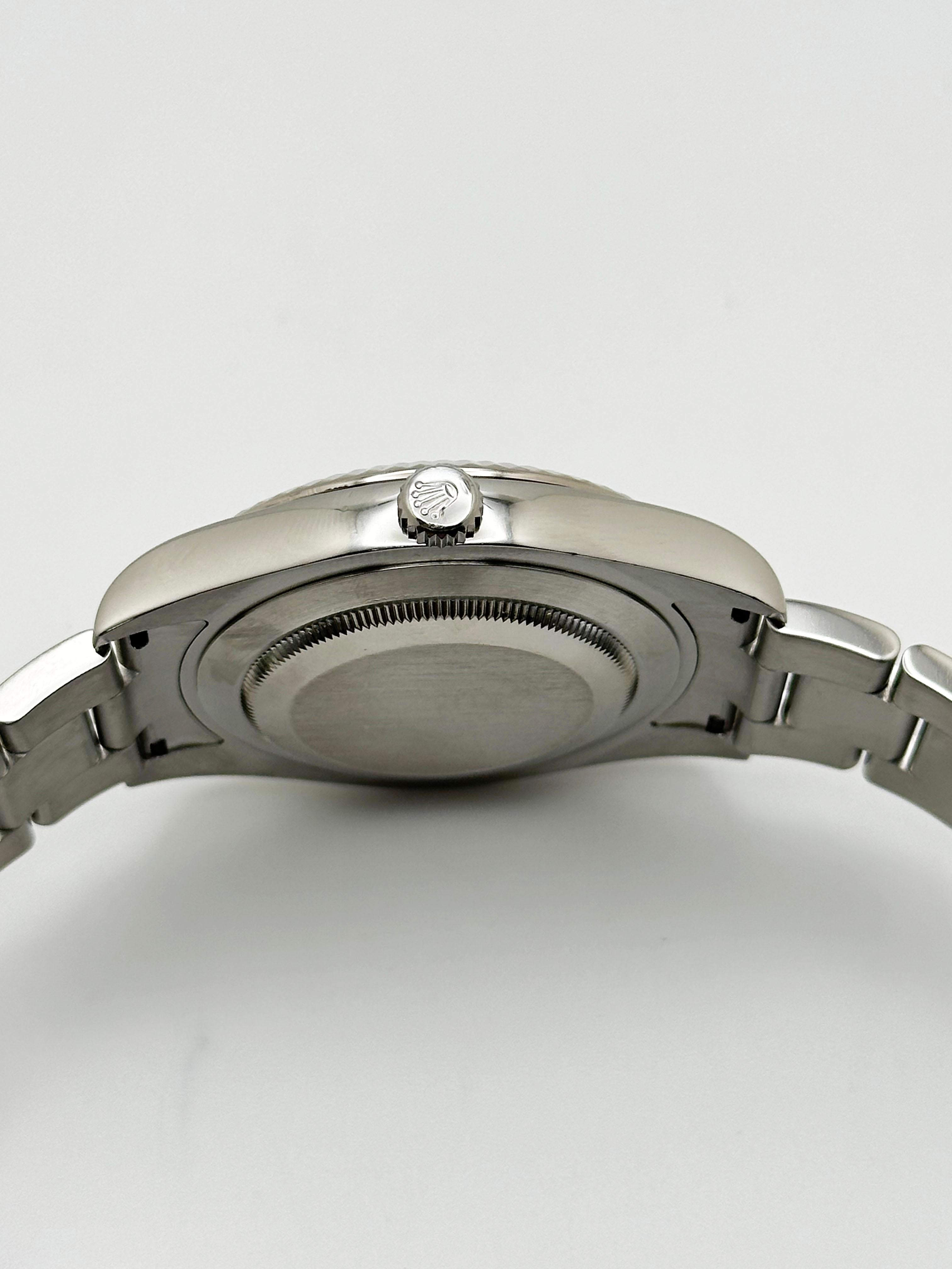 Rolex Datejust II 41mm 116334 Plata Azul Esfera árabe Acero inoxidable Oro de 18 quilates en venta 1