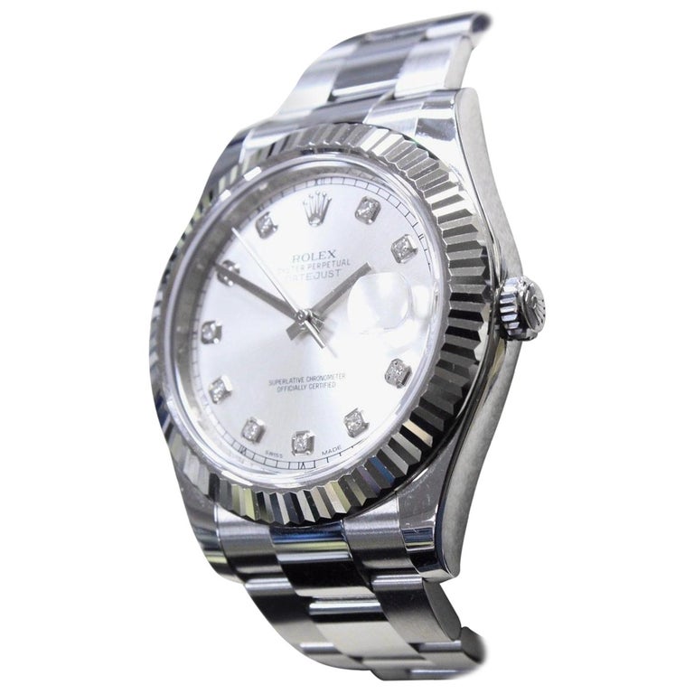 Rolex Datejust II 41mm 116334 Steel and 18k Gold Bezel ...