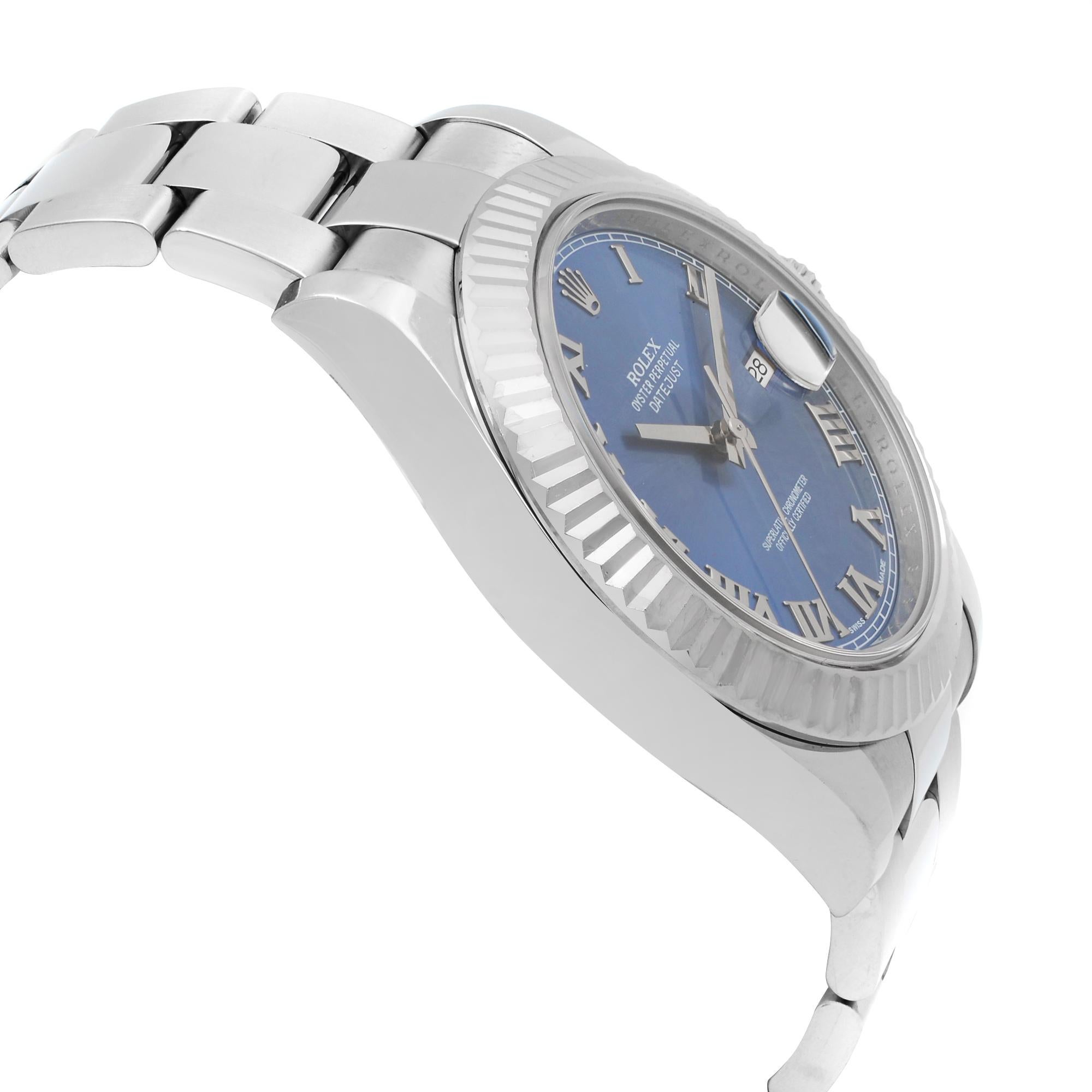 datejust 2 blue dial